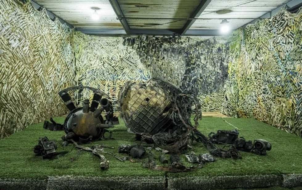 Muestra Ucrania restos de nuevo misil balístico ruso